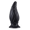 DarkSil Plug Spiral Pik L 18.5 x 7.2cm Noir